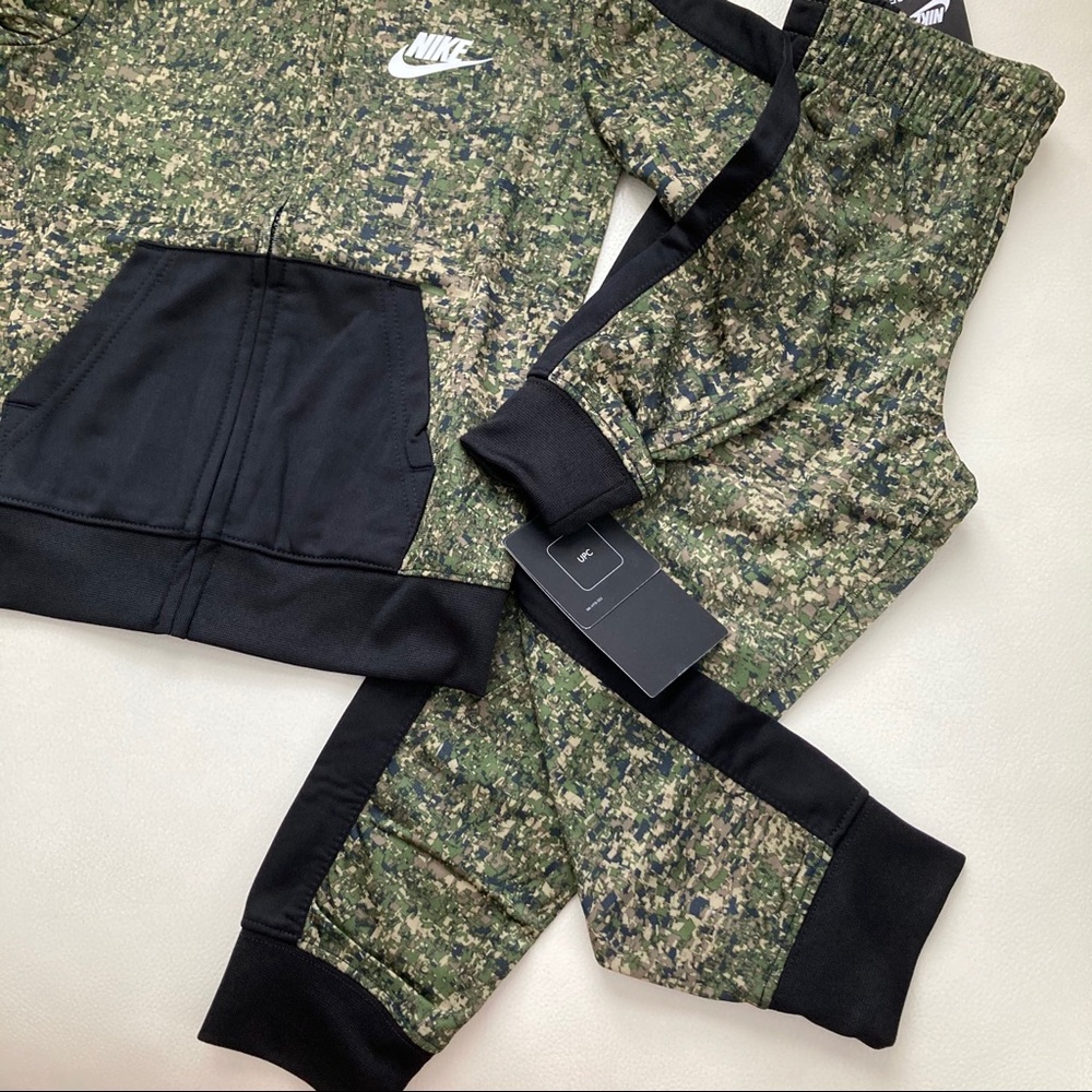 Nike active performance Camouflage Track Zip Jacket Pants Set Outfit 5053 - Picture 3 of 12